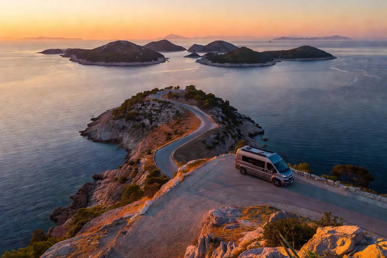 Voyage en van ou camping-car en Croatie 2026 : guide location et campings
