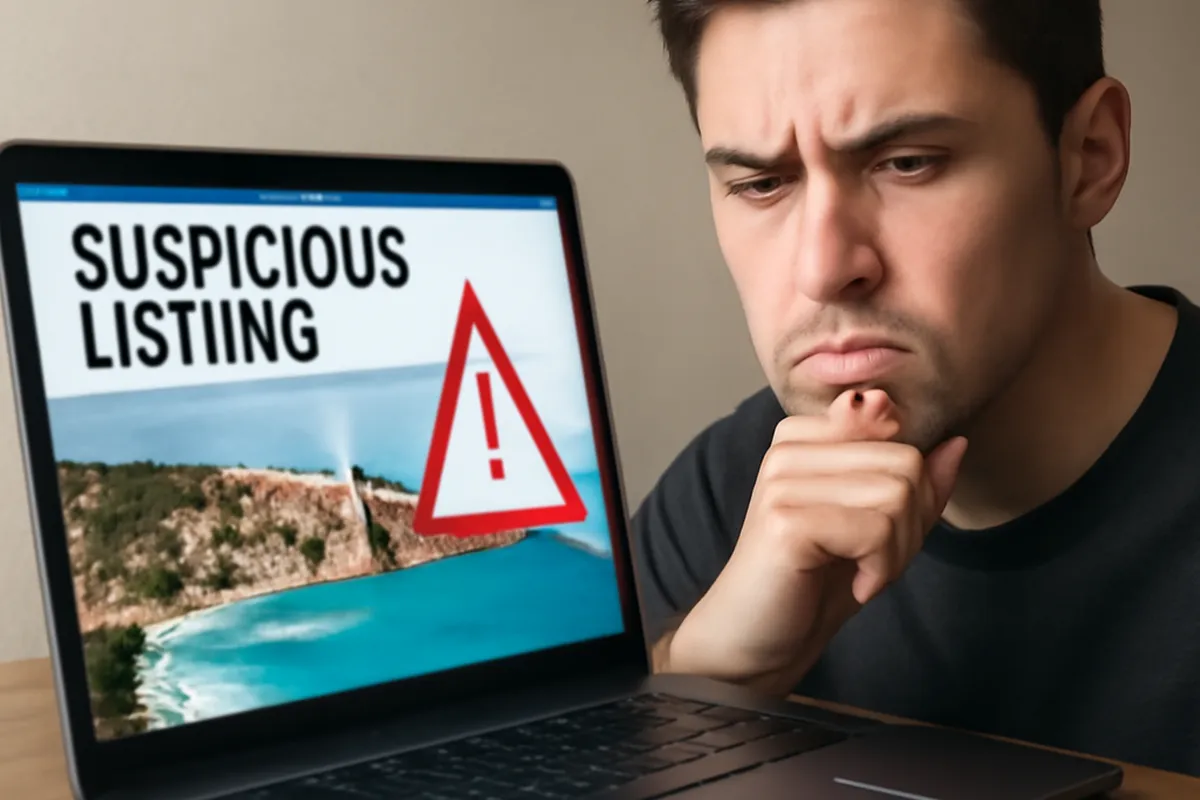 Annonce de location suspecte en Croatie