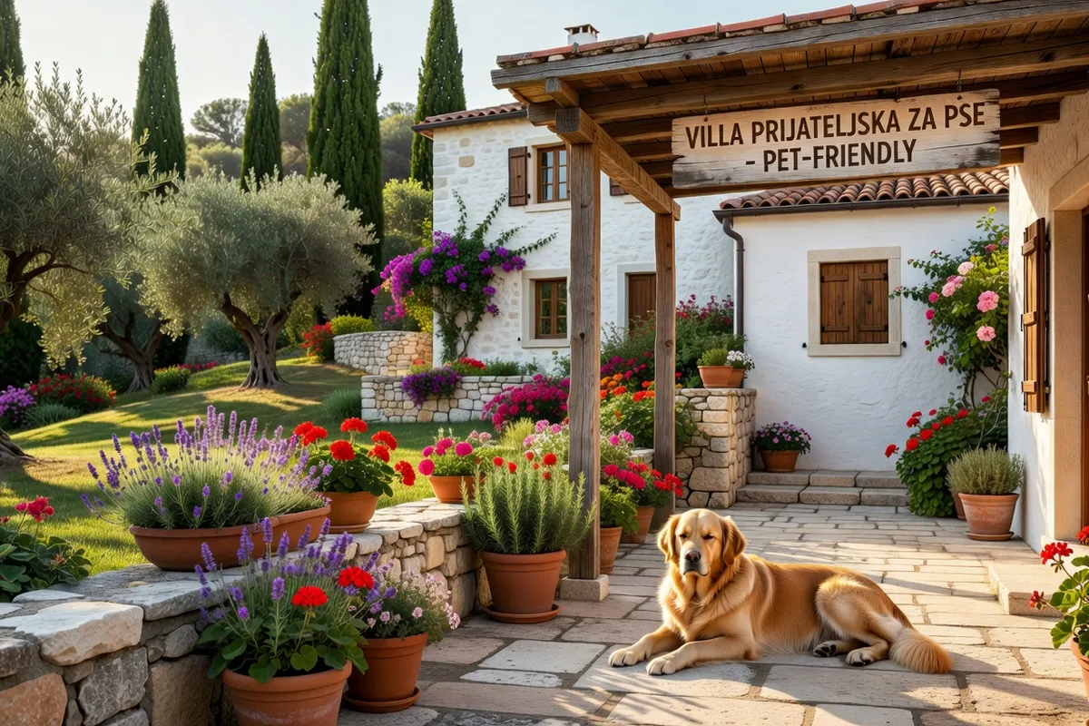 Villa pet-friendly avec jardin en Croatie