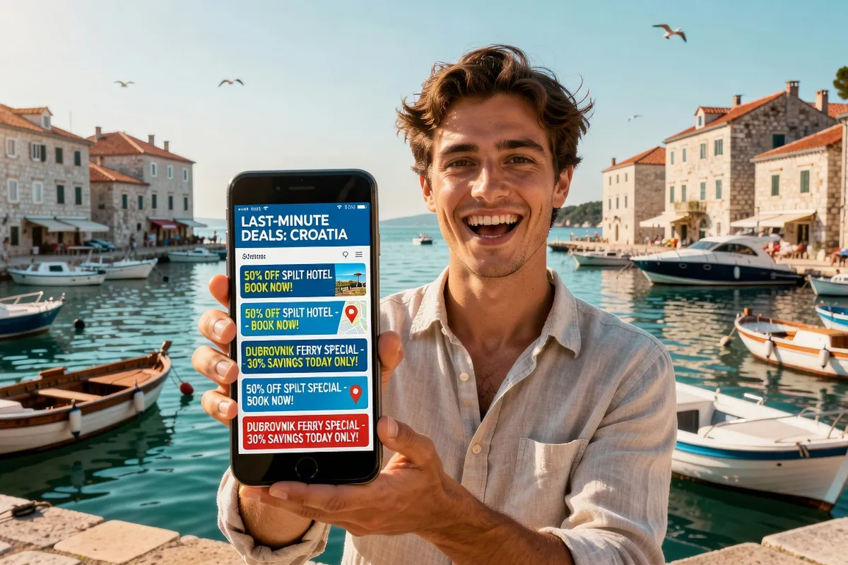 Offres last-minute sur smartphone pour la Croatie